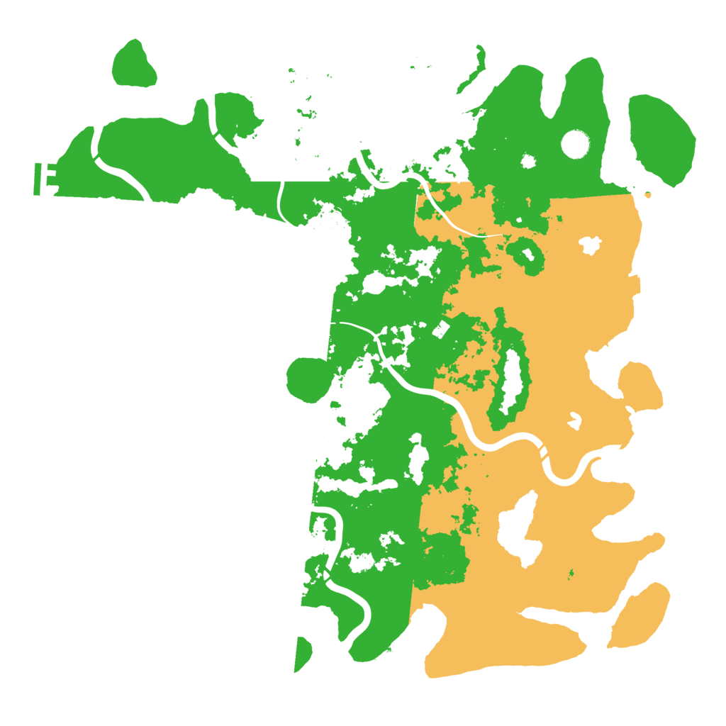 Biome Rust Map: Procedural Map, Size: 4500, Seed: 1313956234