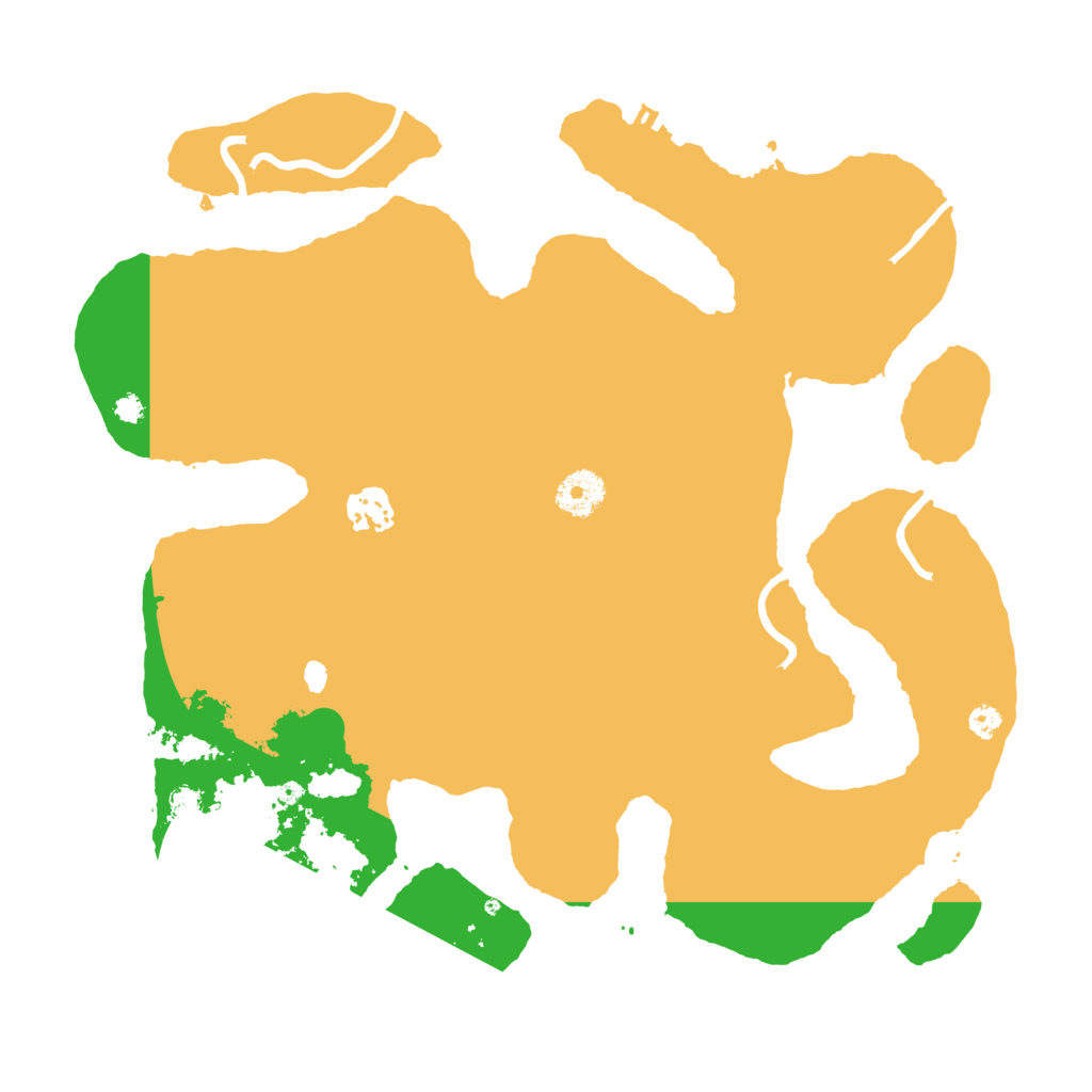 Biome Rust Map: Procedural Map, Size: 3500, Seed: 1530335