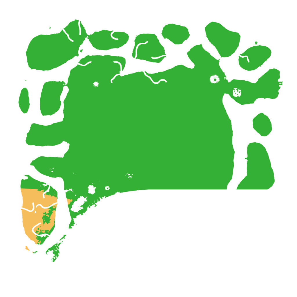 Biome Rust Map: Procedural Map, Size: 5000, Seed: 23110