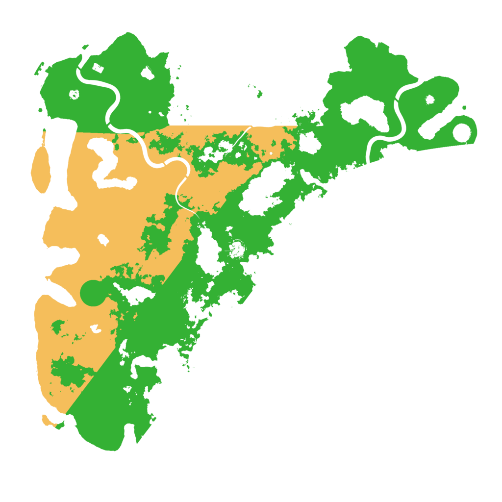 Biome Rust Map: Procedural Map, Size: 5000, Seed: 23110