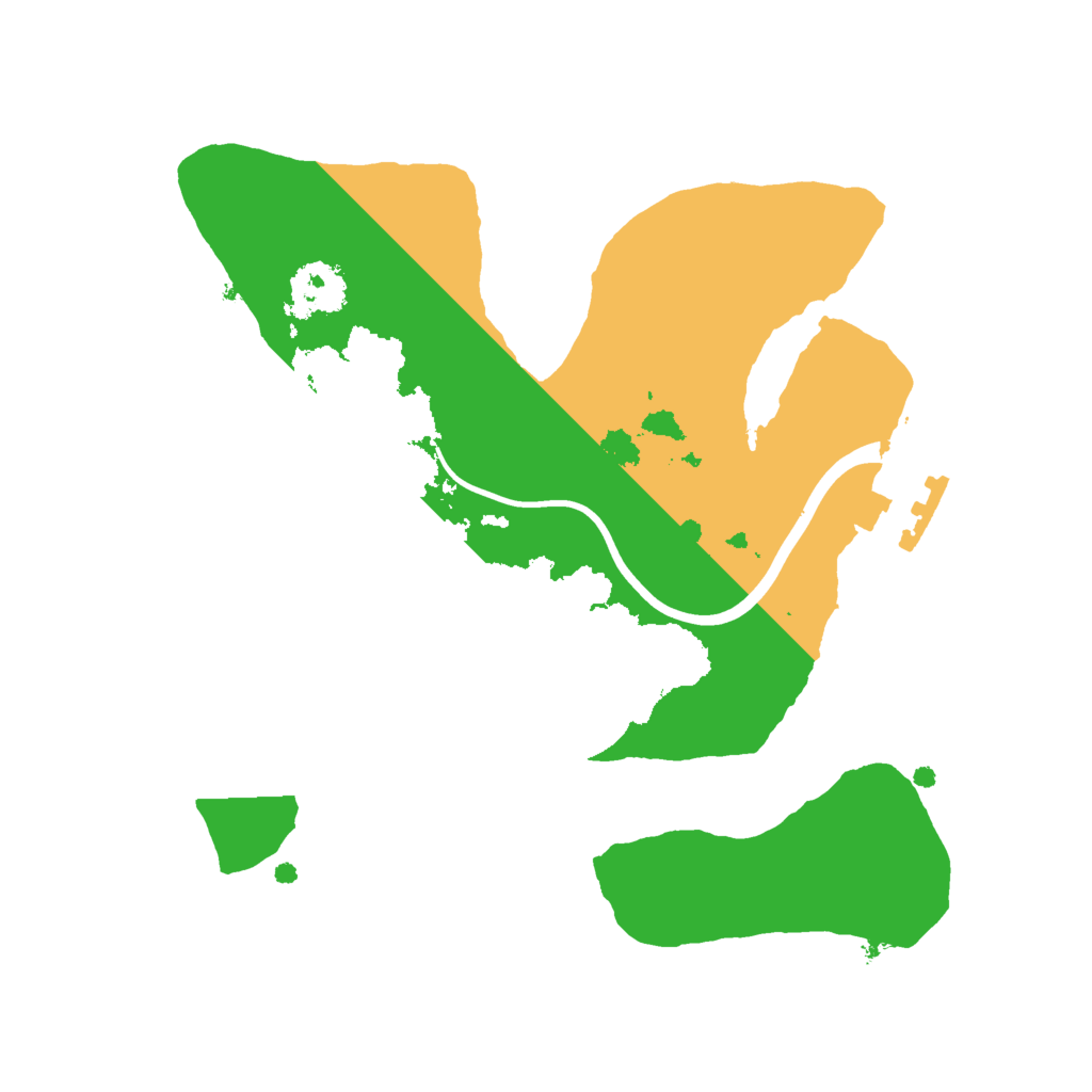 Biome Rust Map: Procedural Map, Size: 2000, Seed: 420698008