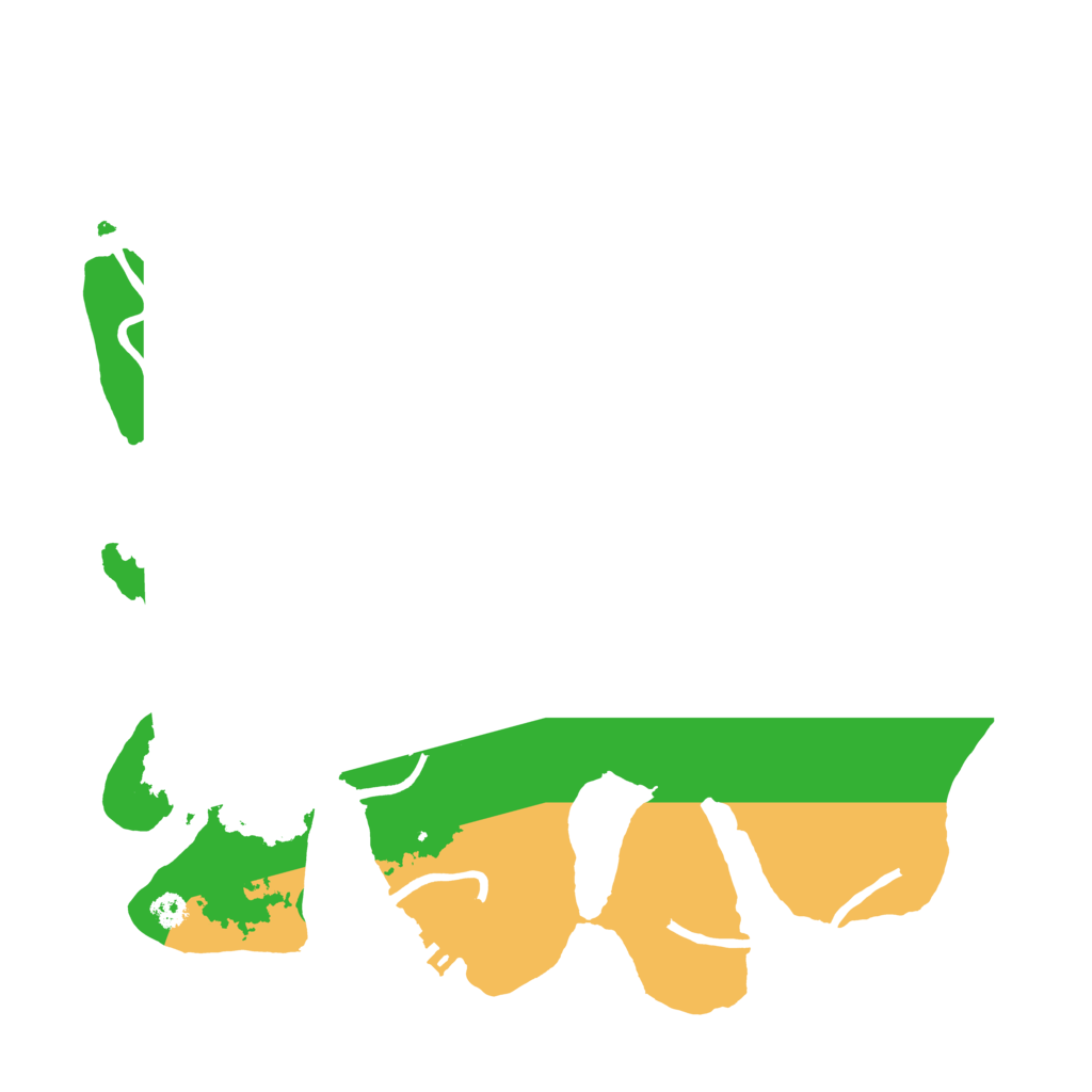 Biome Rust Map: Procedural Map, Size: 3200, Seed: 123412