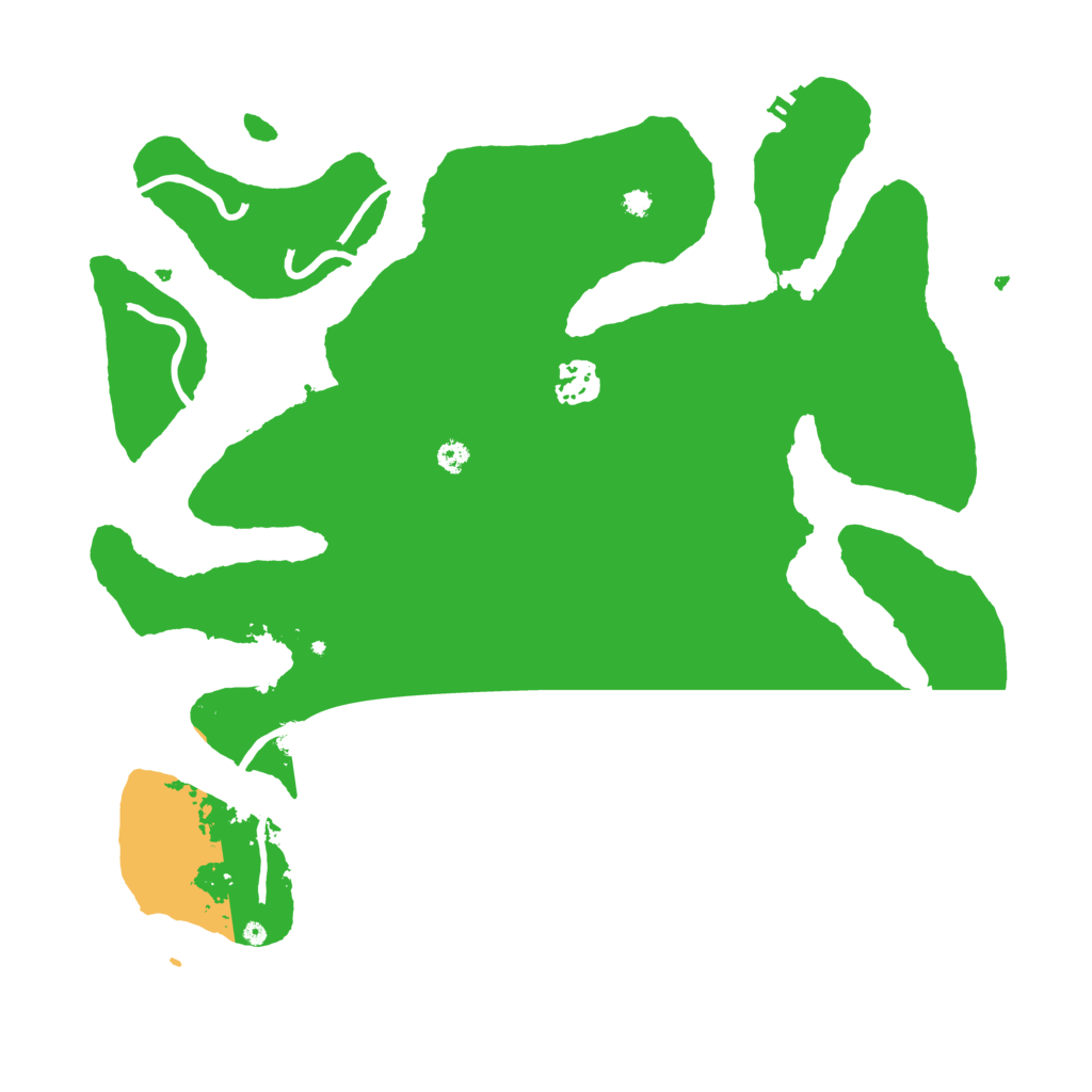 Biome Rust Map: Procedural Map, Size: 3550, Seed: 300710