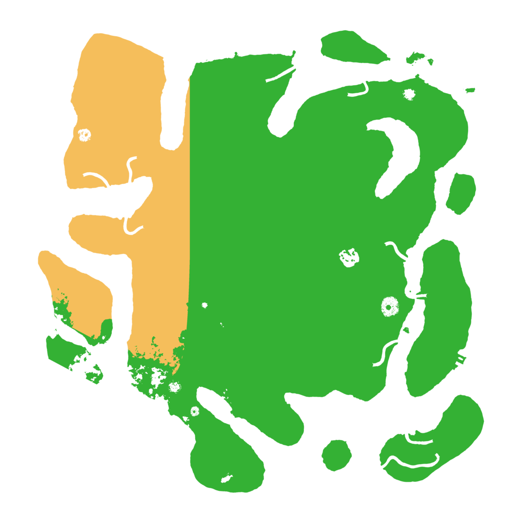 Biome Rust Map: Procedural Map, Size: 4100, Seed: 25626