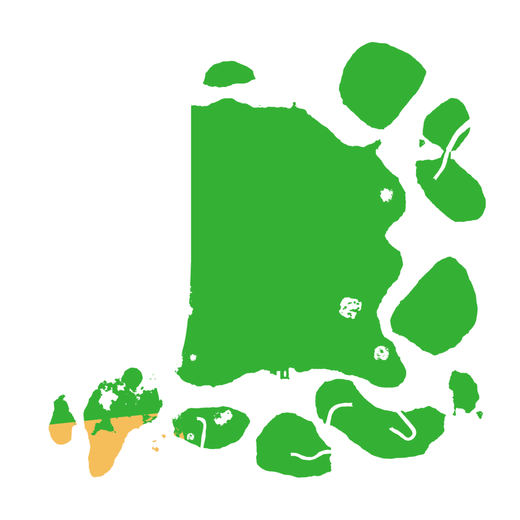 Biome Rust Map: Procedural Map, Size: 3600, Seed: 321123