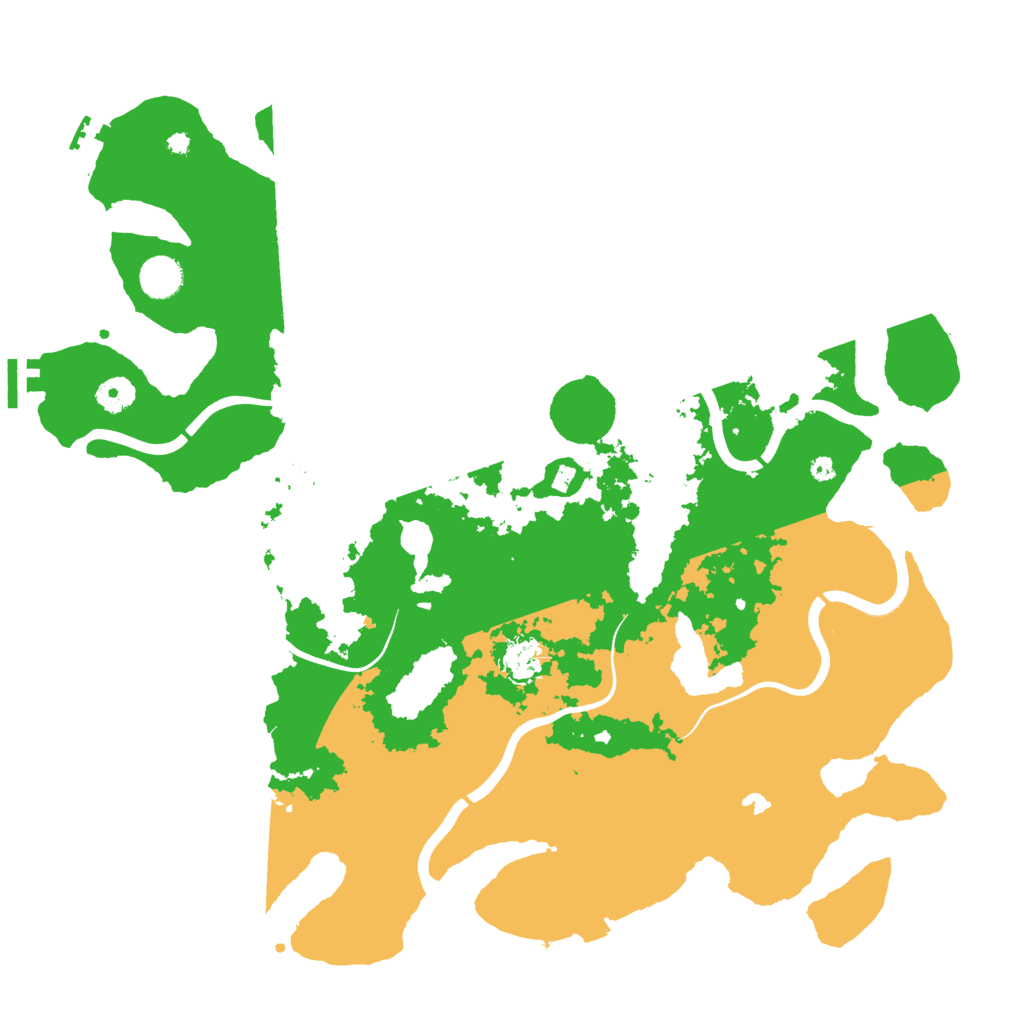 Biome Rust Map: Procedural Map, Size: 4200, Seed: 88