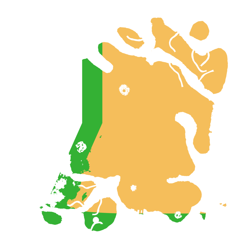 Biome Rust Map: Procedural Map, Size: 3500, Seed: 1271151