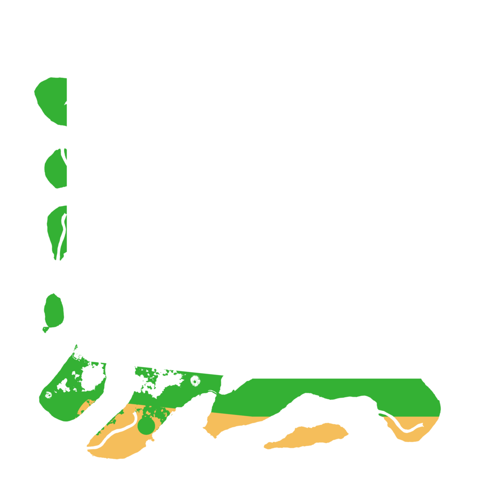 Biome Rust Map: Procedural Map, Size: 3800, Seed: 2546583