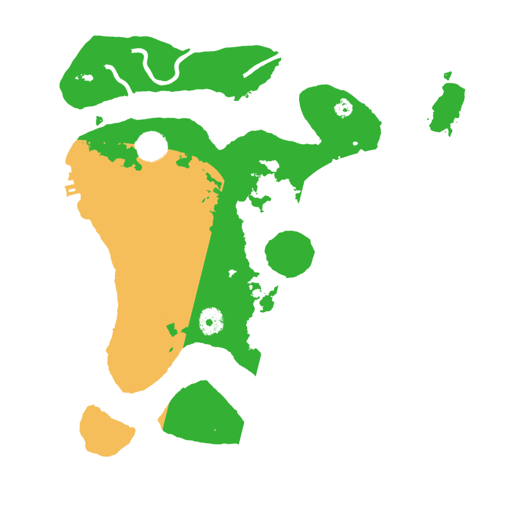 Biome Rust Map: Procedural Map, Size: 3000, Seed: 87