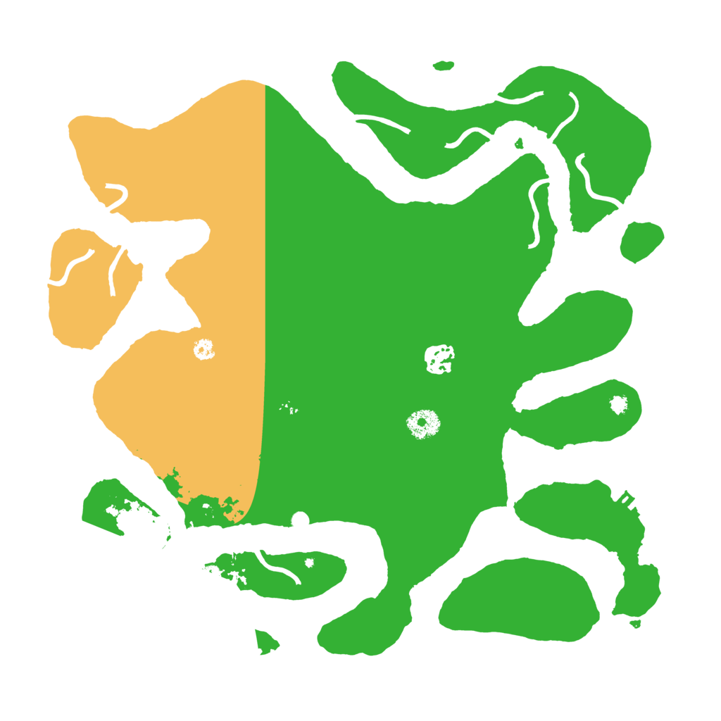 Biome Rust Map: Procedural Map, Size: 3500, Seed: 1766893089