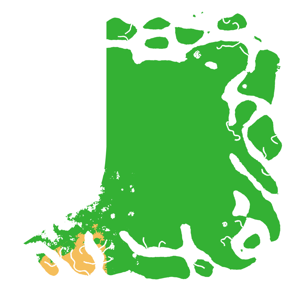 Biome Rust Map: Procedural Map, Size: 6000, Seed: 52