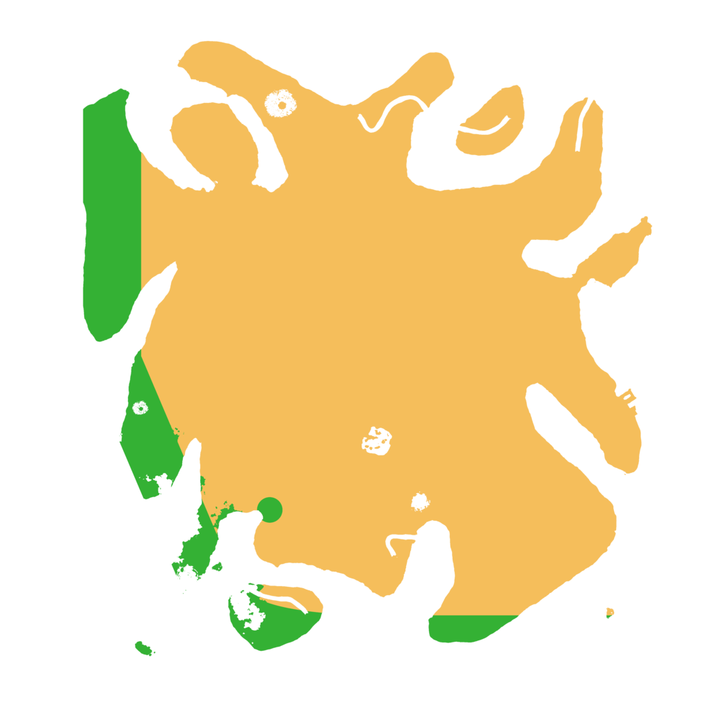 Biome Rust Map: Procedural Map, Size: 3700, Seed: 2770546