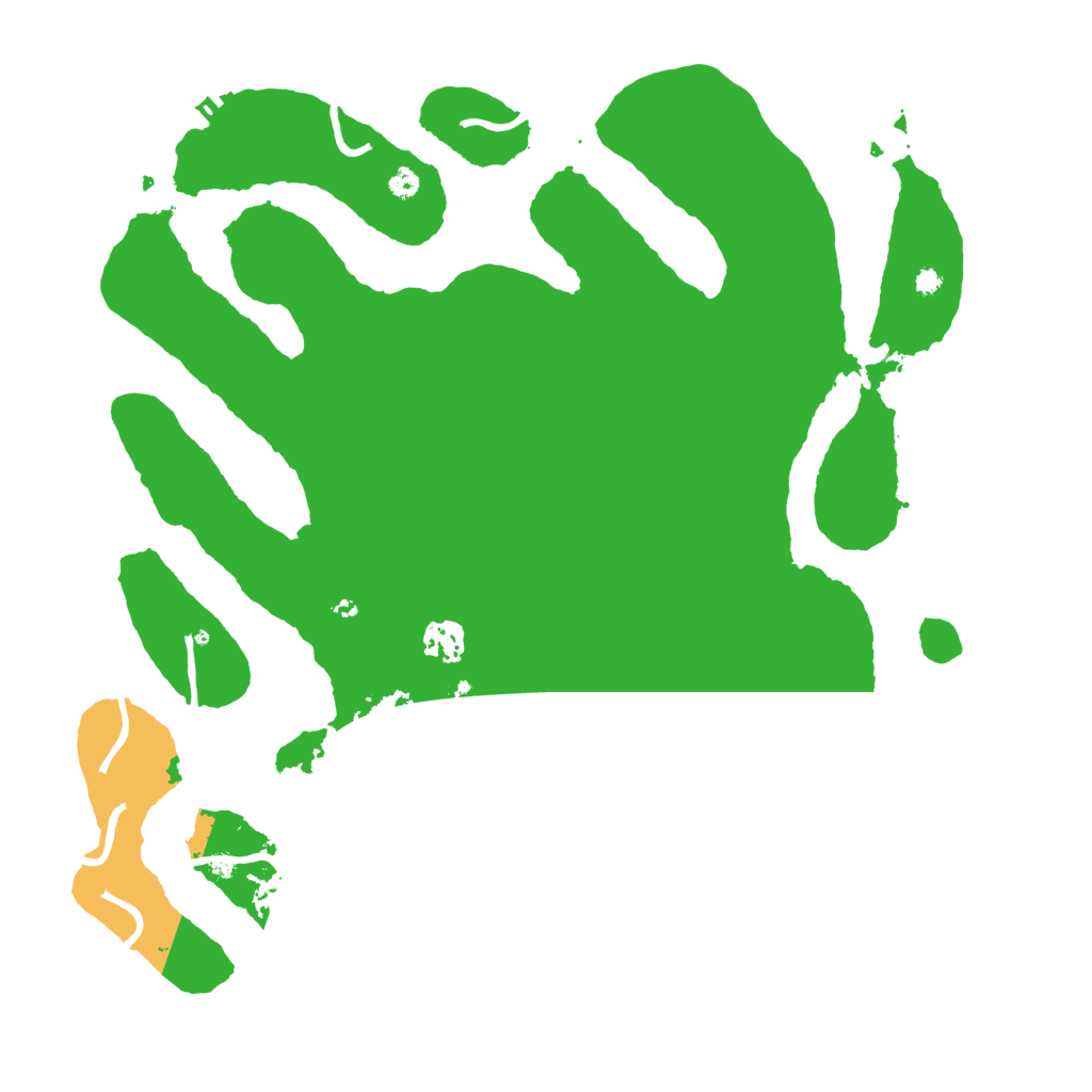 Biome Rust Map: Procedural Map, Size: 3800, Seed: 75612217