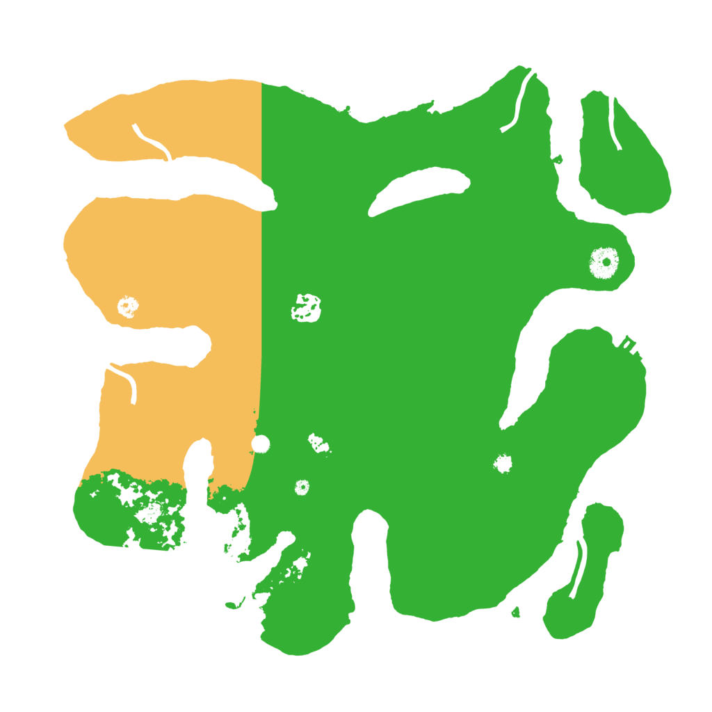 Biome Rust Map: Procedural Map, Size: 3500, Seed: 705324179