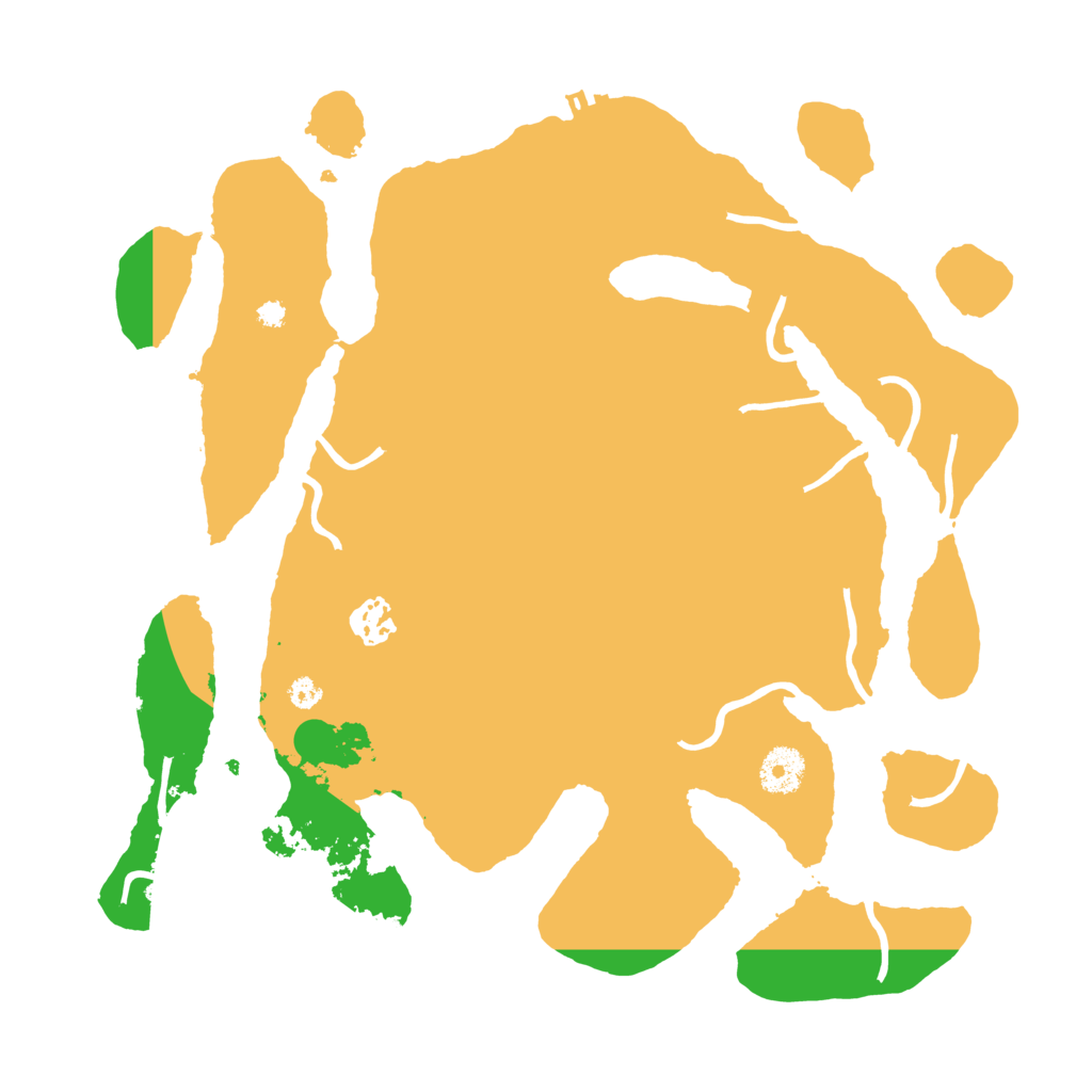 Biome Rust Map: Procedural Map, Size: 3550, Seed: 405740