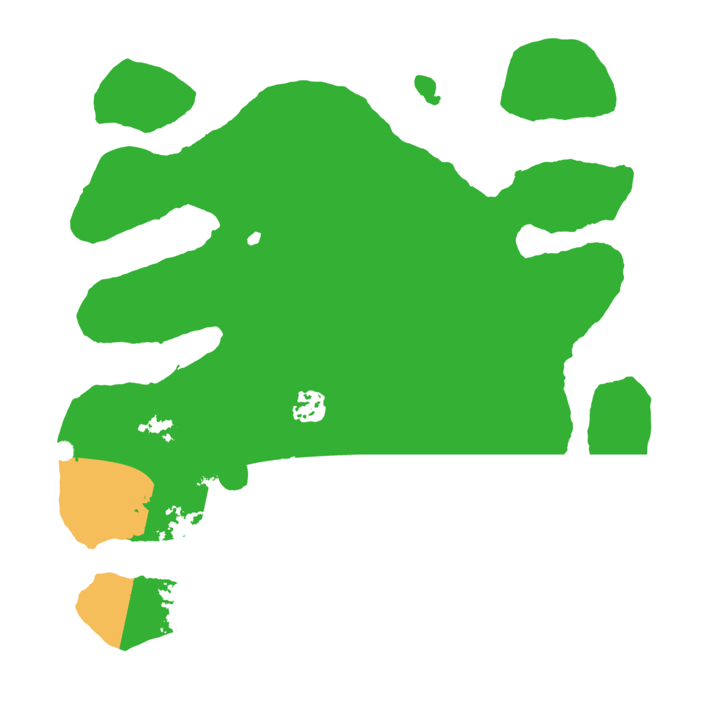 Biome Rust Map: Barren, Size: 3200, Seed: 12473654