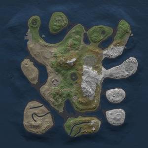 Thumbnail Rust Map: Procedural Map, Size: 2800, Seed: 3099, 10 Monuments