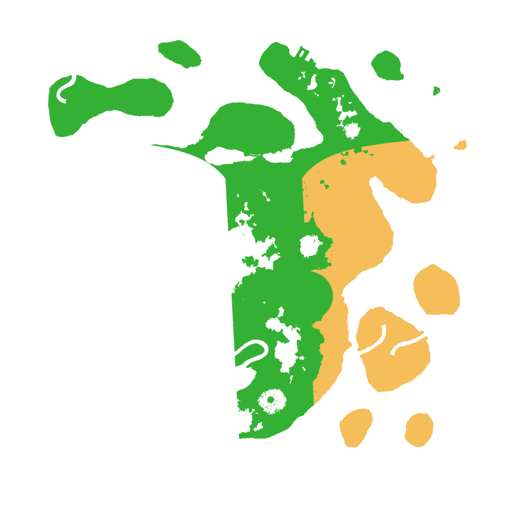 Biome Rust Map: Procedural Map, Size: 3000, Seed: 49926534