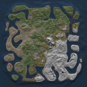 Thumbnail Rust Map: Procedural Map, Size: 5000, Seed: 459207369, 19 Monuments