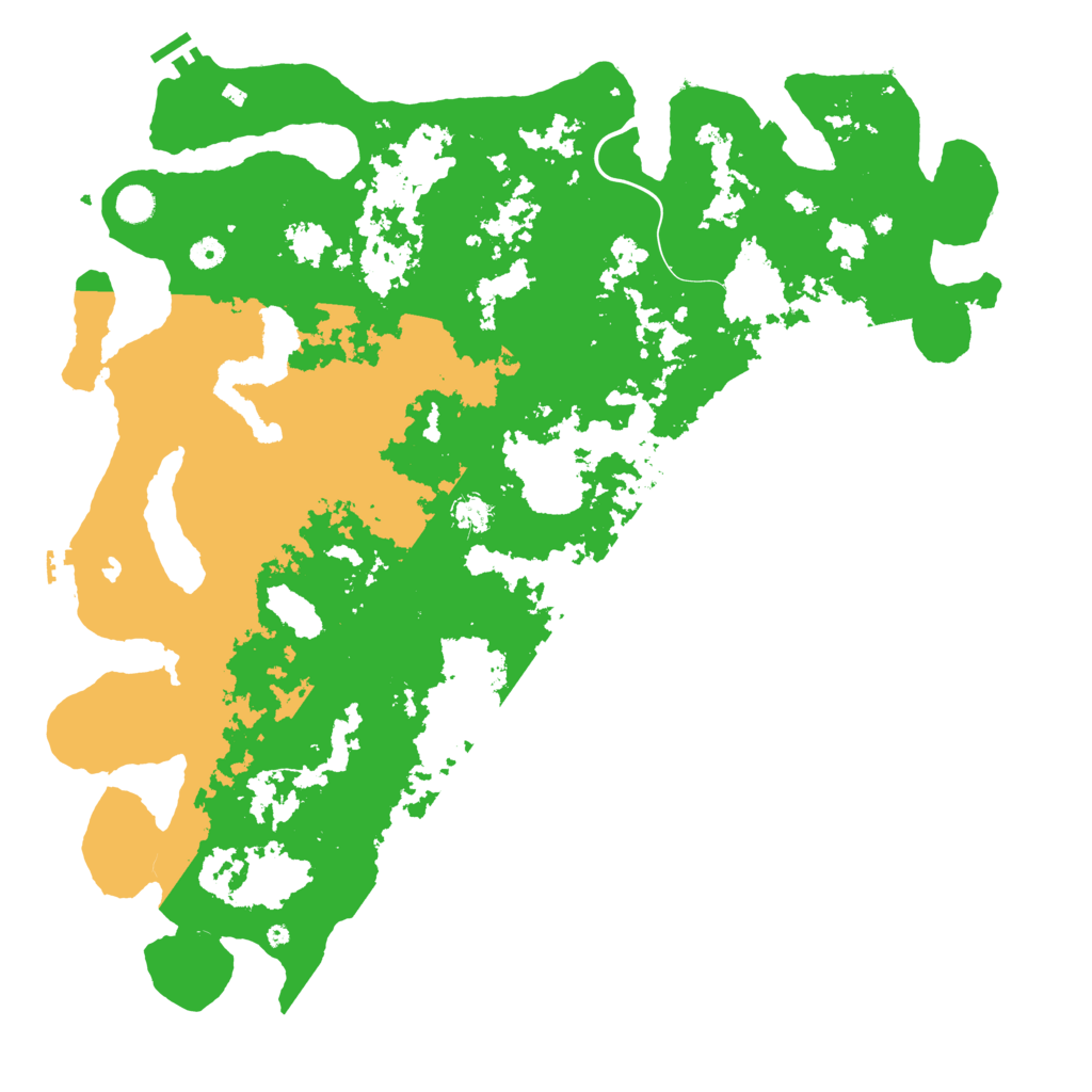 Biome Rust Map: Procedural Map, Size: 5000, Seed: 459207369