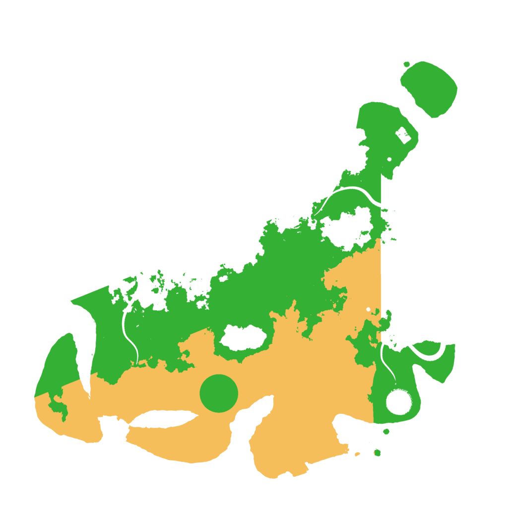 Biome Rust Map: Procedural Map, Size: 3500, Seed: 165334410