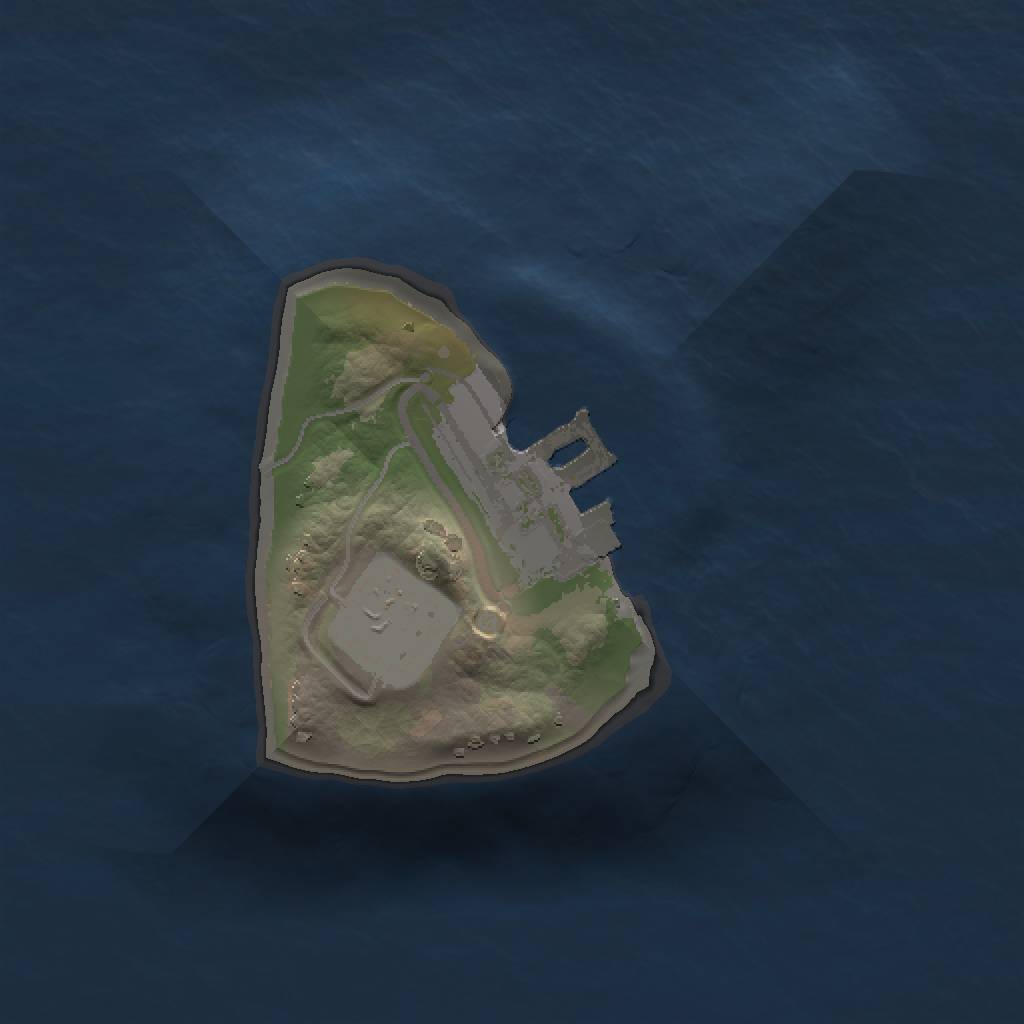 Rust Map: Procedural Map, Size: 1000, Seed: 78668165, 4 Monuments