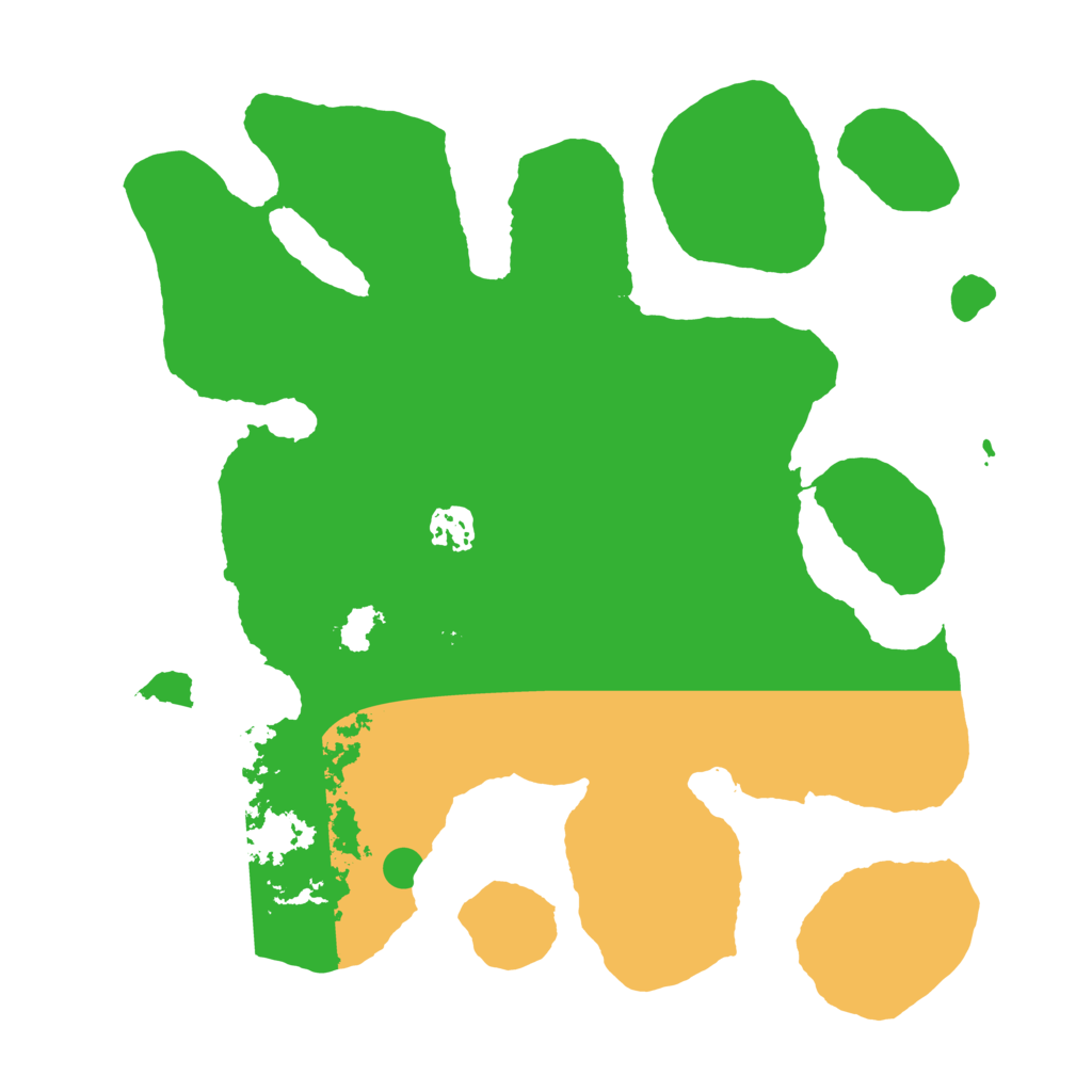 Biome Rust Map: Barren, Size: 3500, Seed: 100