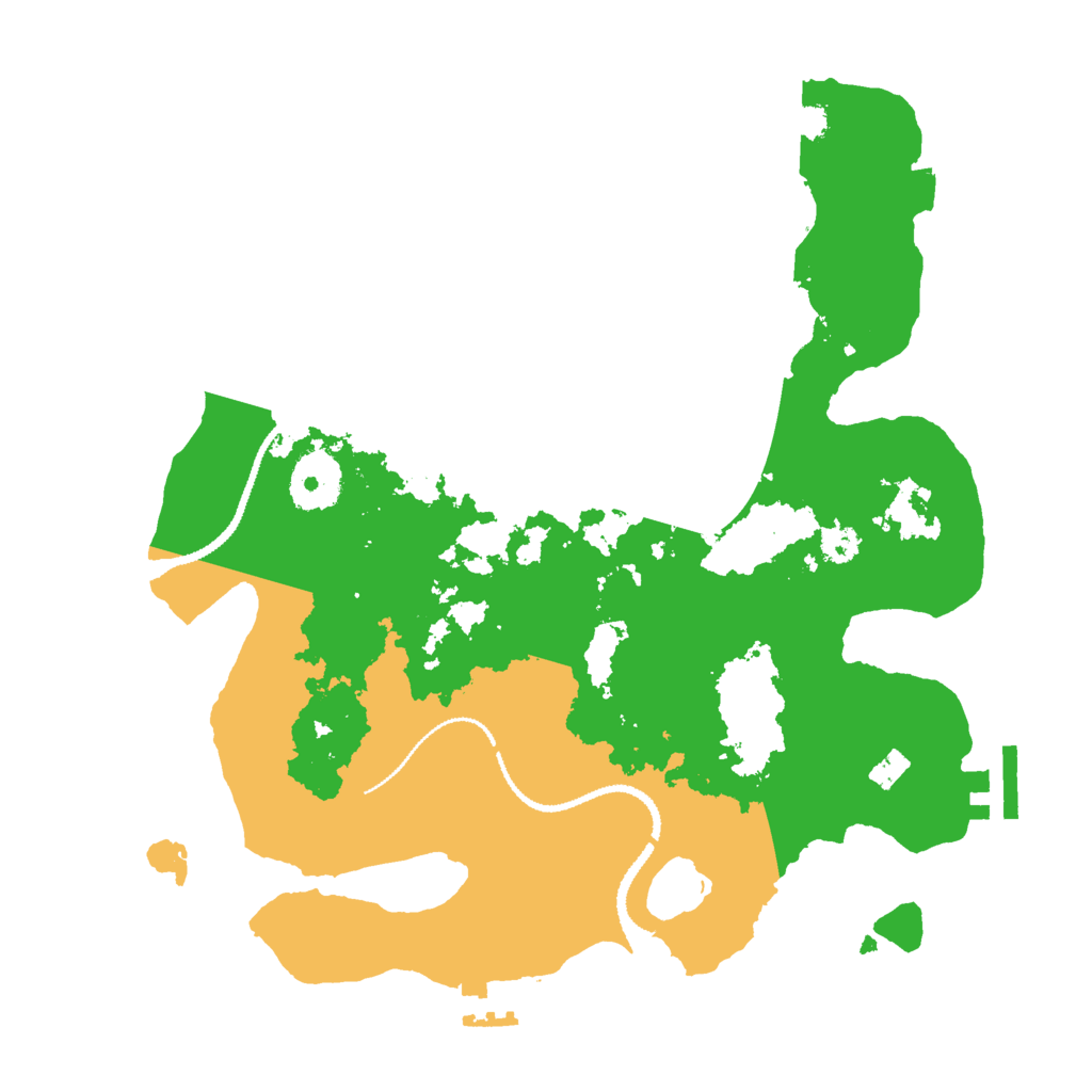 Biome Rust Map: Procedural Map, Size: 3000, Seed: 760861541