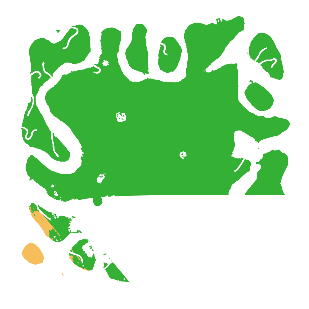 Biome Rust Map: Procedural Map, Size: 4500, Seed: 197839