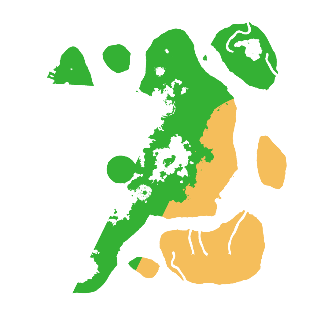 Biome Rust Map: Procedural Map, Size: 3000, Seed: 2024