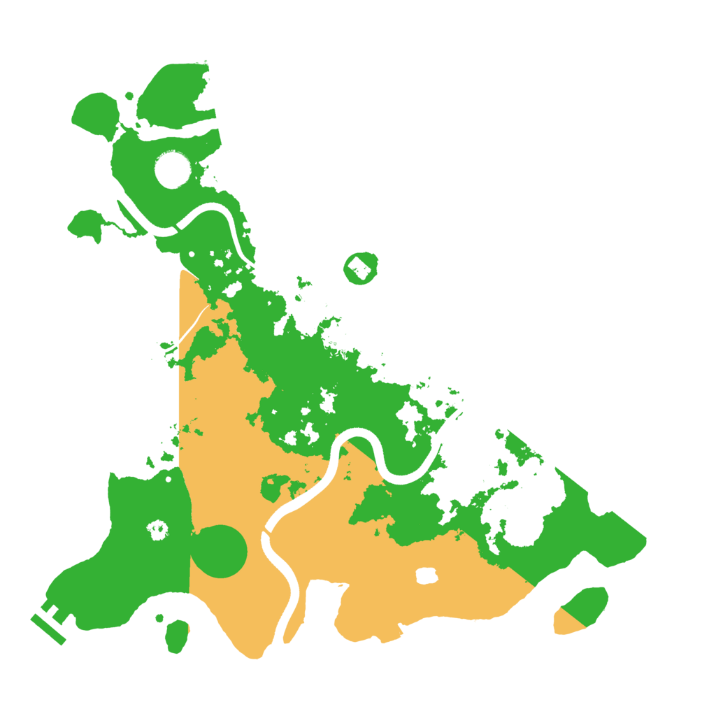 Biome Rust Map: Procedural Map, Size: 3550, Seed: 764241