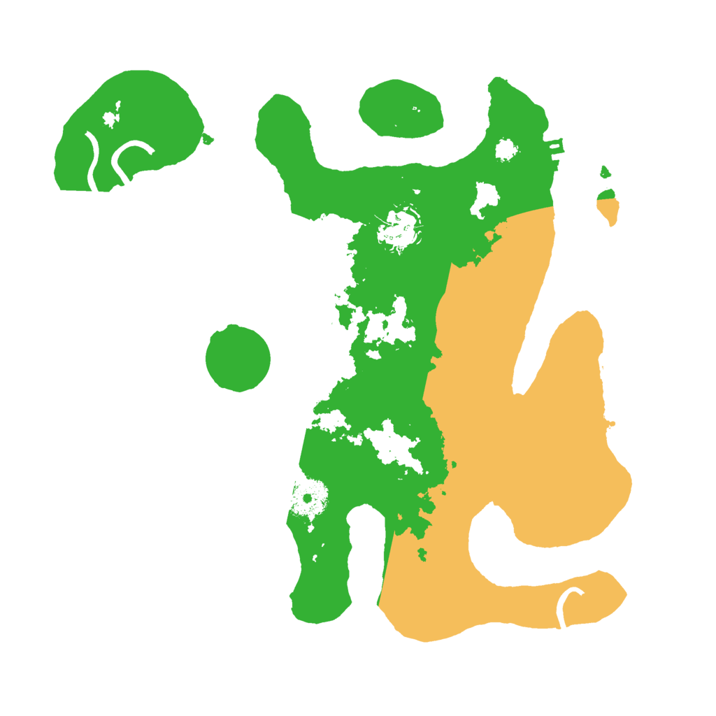 Biome Rust Map: Procedural Map, Size: 3000, Seed: 46628105