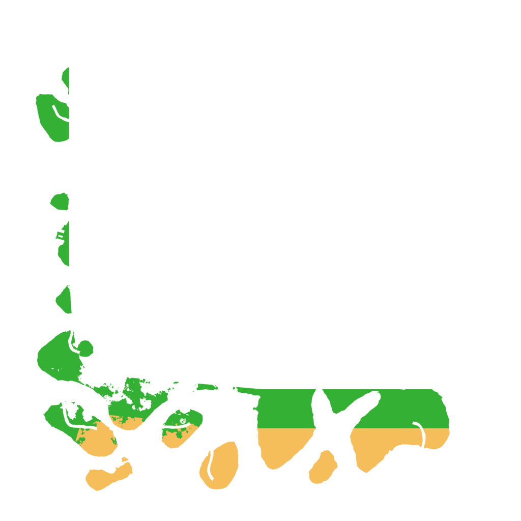 Biome Rust Map: Procedural Map, Size: 4500, Seed: 810134