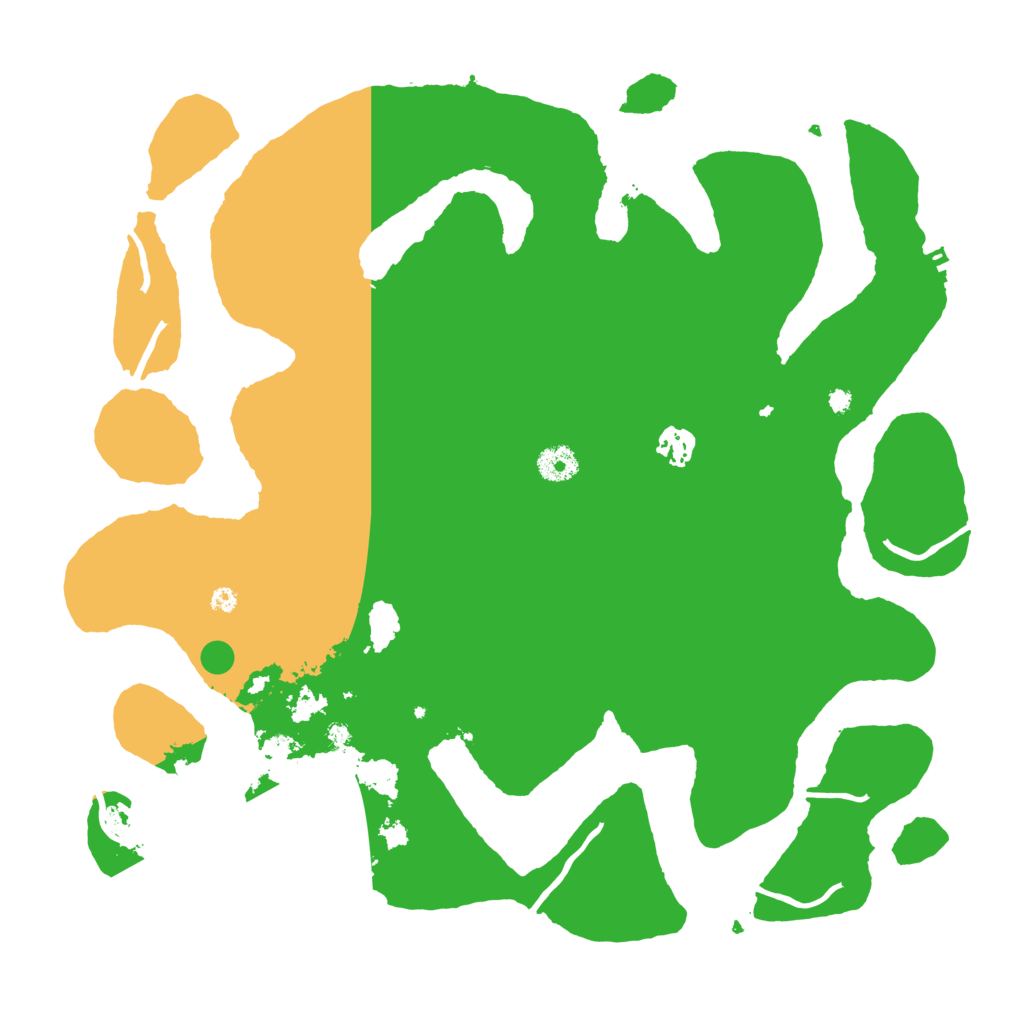 Biome Rust Map: Procedural Map, Size: 4000, Seed: 43309