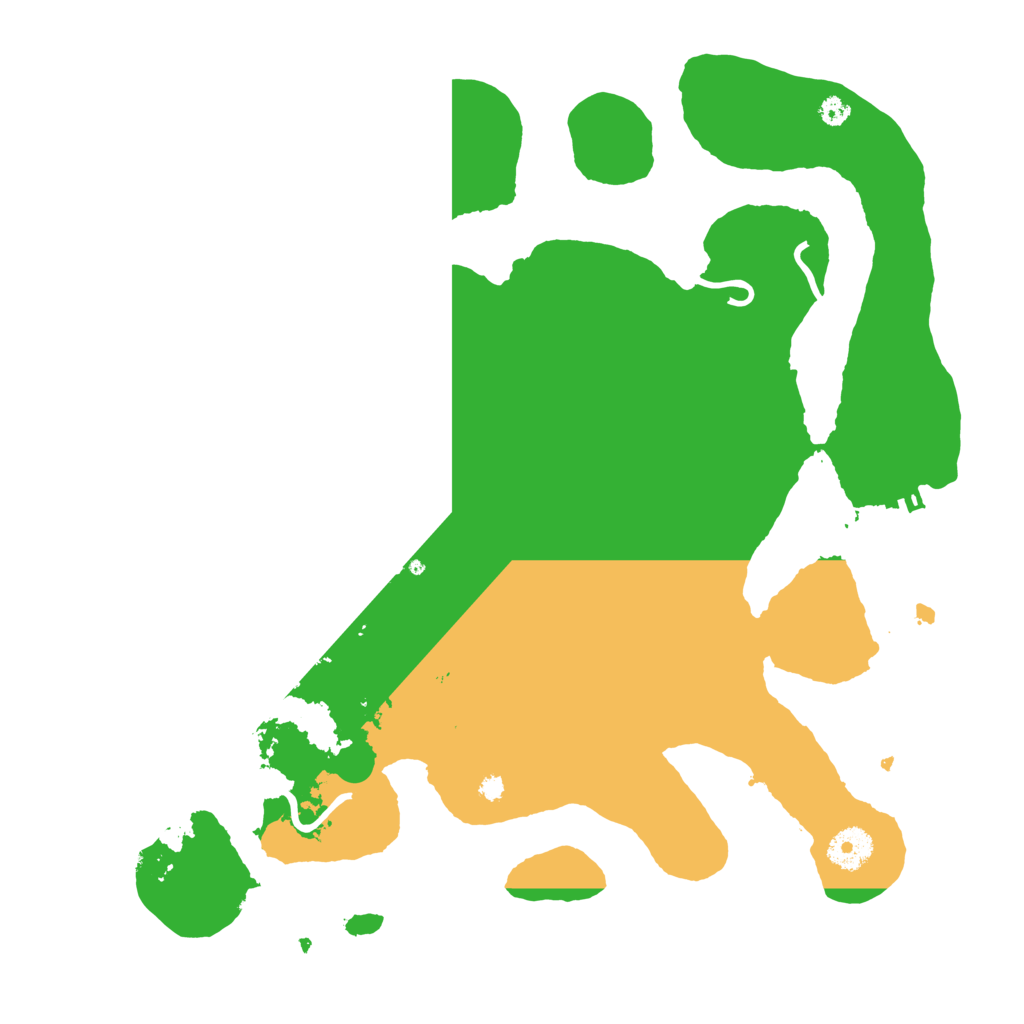 Biome Rust Map: Procedural Map, Size: 3600, Seed: 69589