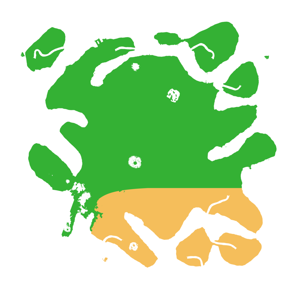 Biome Rust Map: Procedural Map, Size: 3500, Seed: 9379992