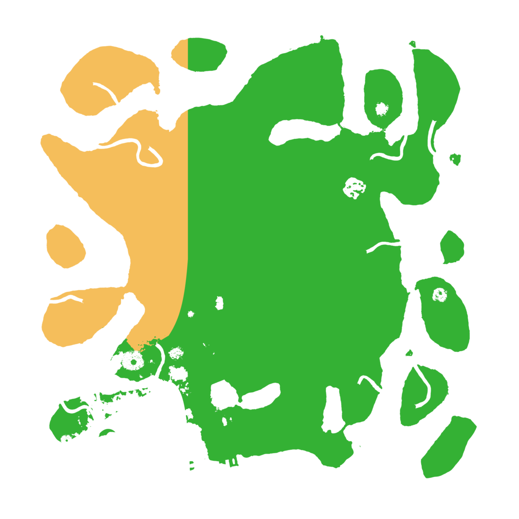 Biome Rust Map: Procedural Map, Size: 3700, Seed: 4907061