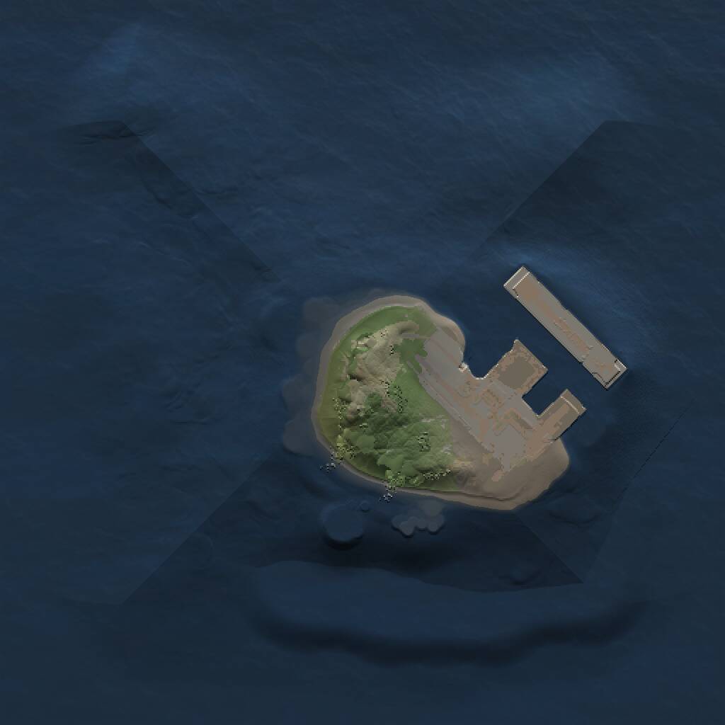 Rust Map: Procedural Map, Size: 1000, Seed: 825915, 2 Monuments