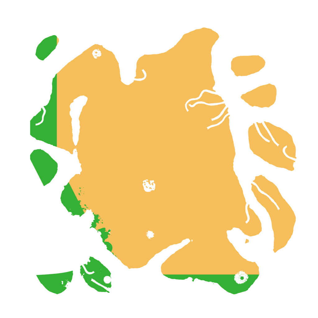 Biome Rust Map: Procedural Map, Size: 3700, Seed: 5484018