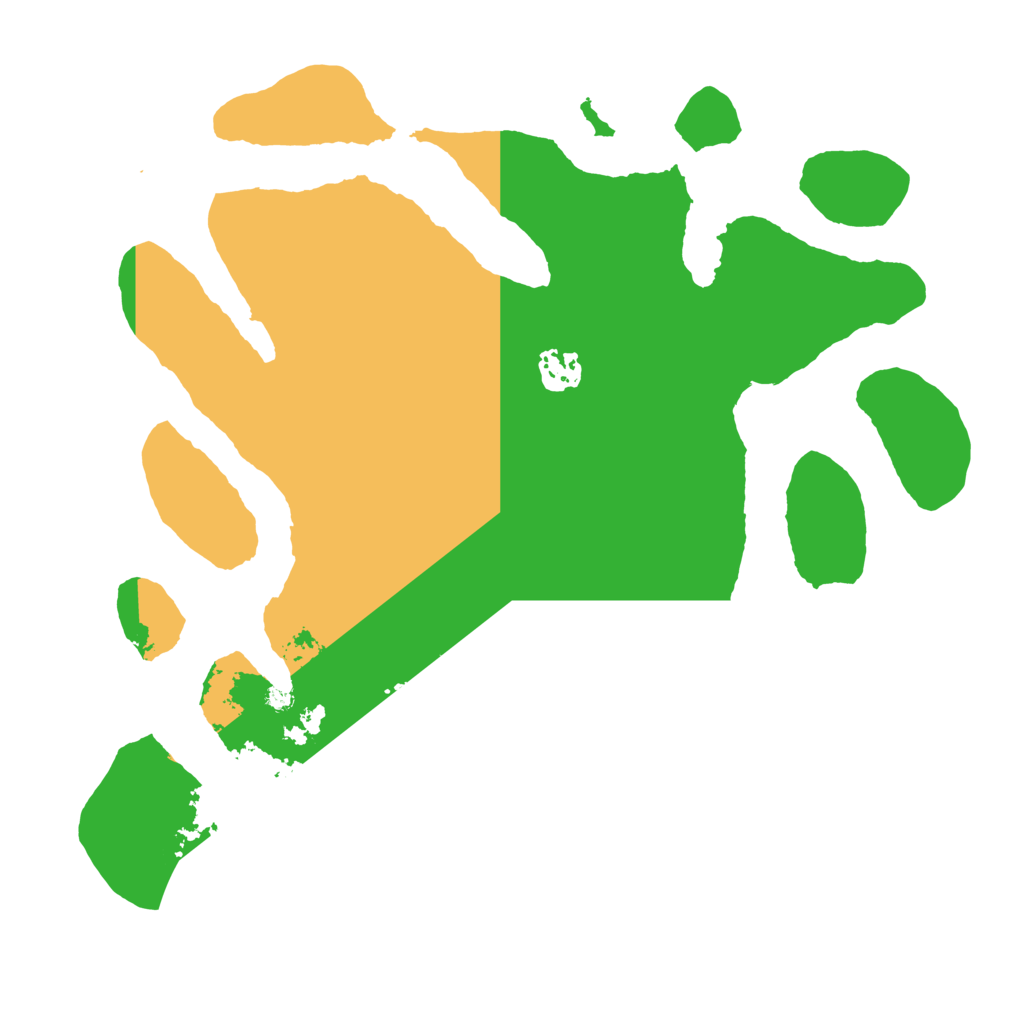 Biome Rust Map: Barren, Size: 3500, Seed: 175