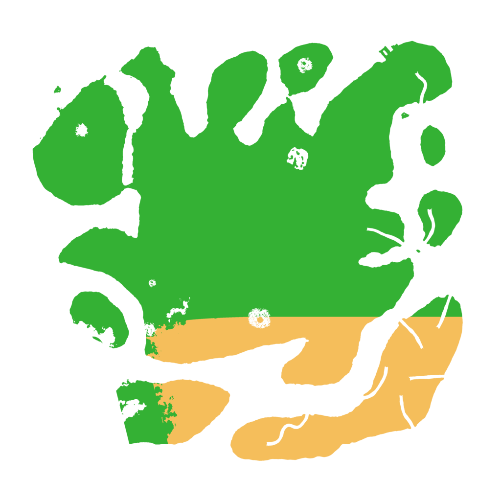 Biome Rust Map: Procedural Map, Size: 3500, Seed: 183343816