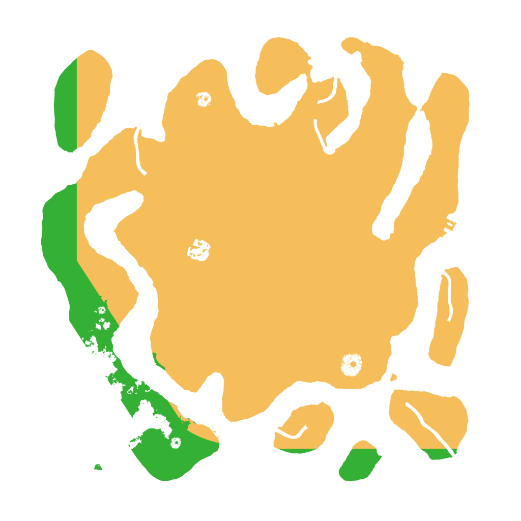 Biome Rust Map: Procedural Map, Size: 3550, Seed: 579639