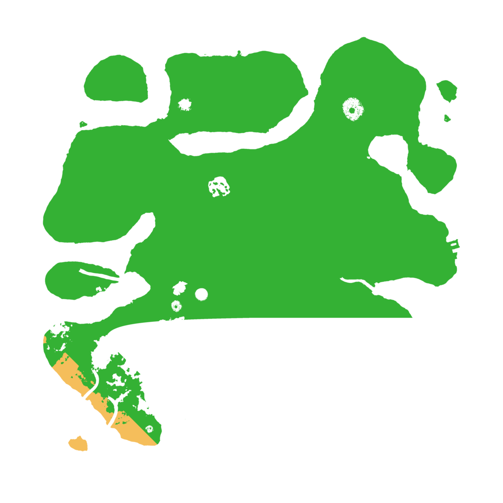 Biome Rust Map: Procedural Map, Size: 3550, Seed: 724611