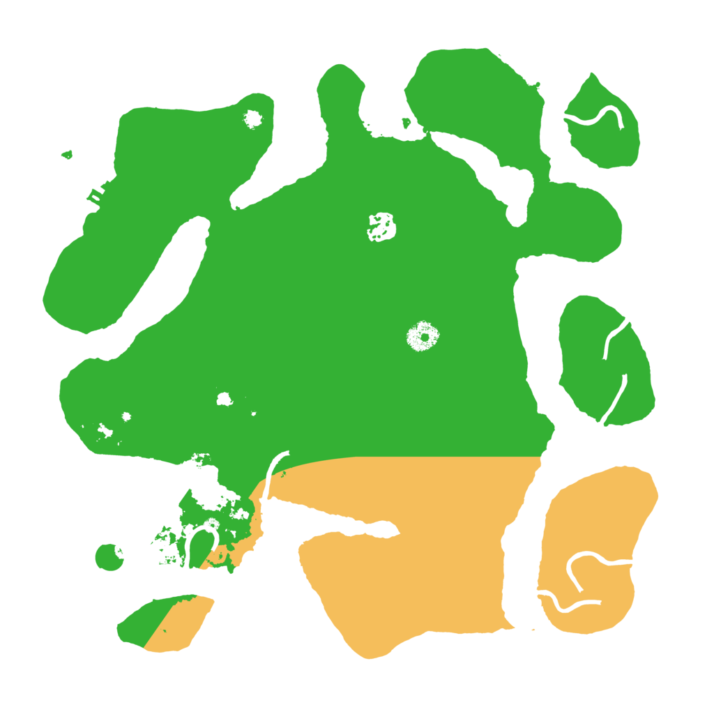 Biome Rust Map: Procedural Map, Size: 3550, Seed: 568450