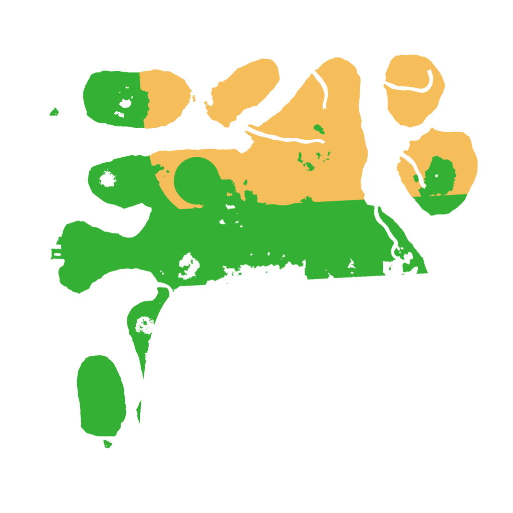 Biome Rust Map: Procedural Map, Size: 3000, Seed: 305500540