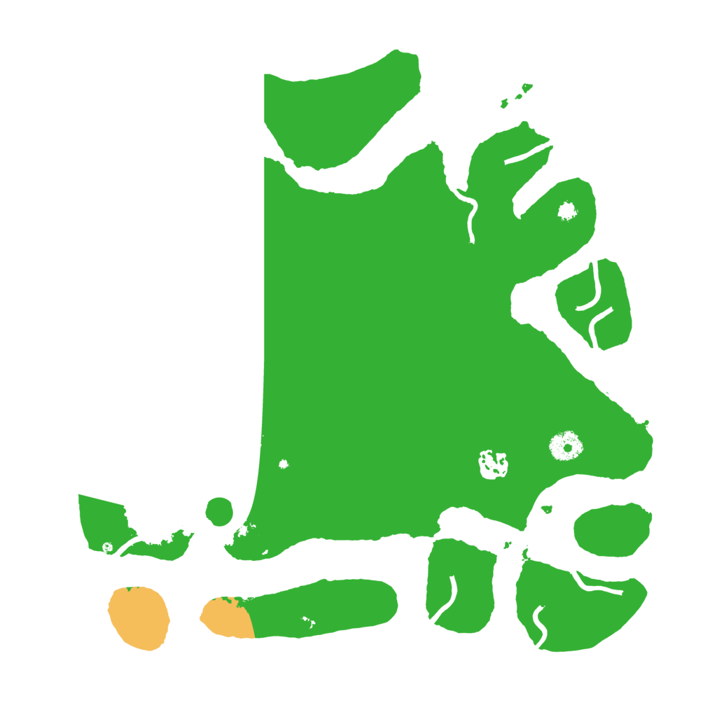 Biome Rust Map: Procedural Map, Size: 3500, Seed: 736007206