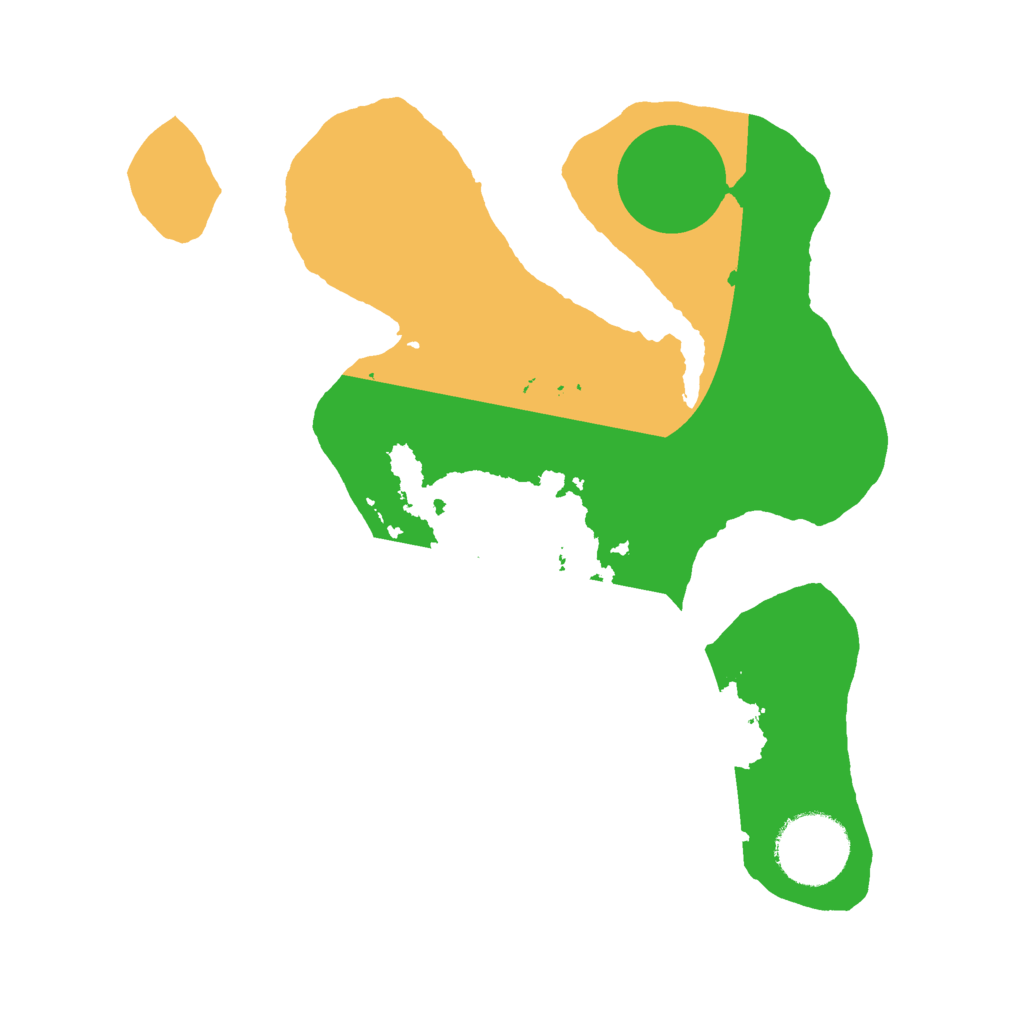 Biome Rust Map: Barren, Size: 2500, Seed: 6738