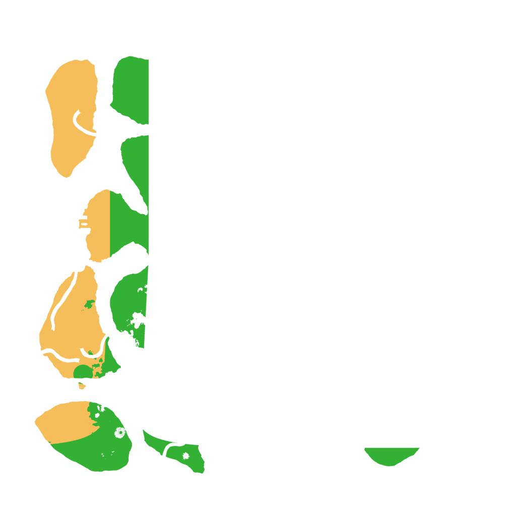 Biome Rust Map: Procedural Map, Size: 3500, Seed: 5197240