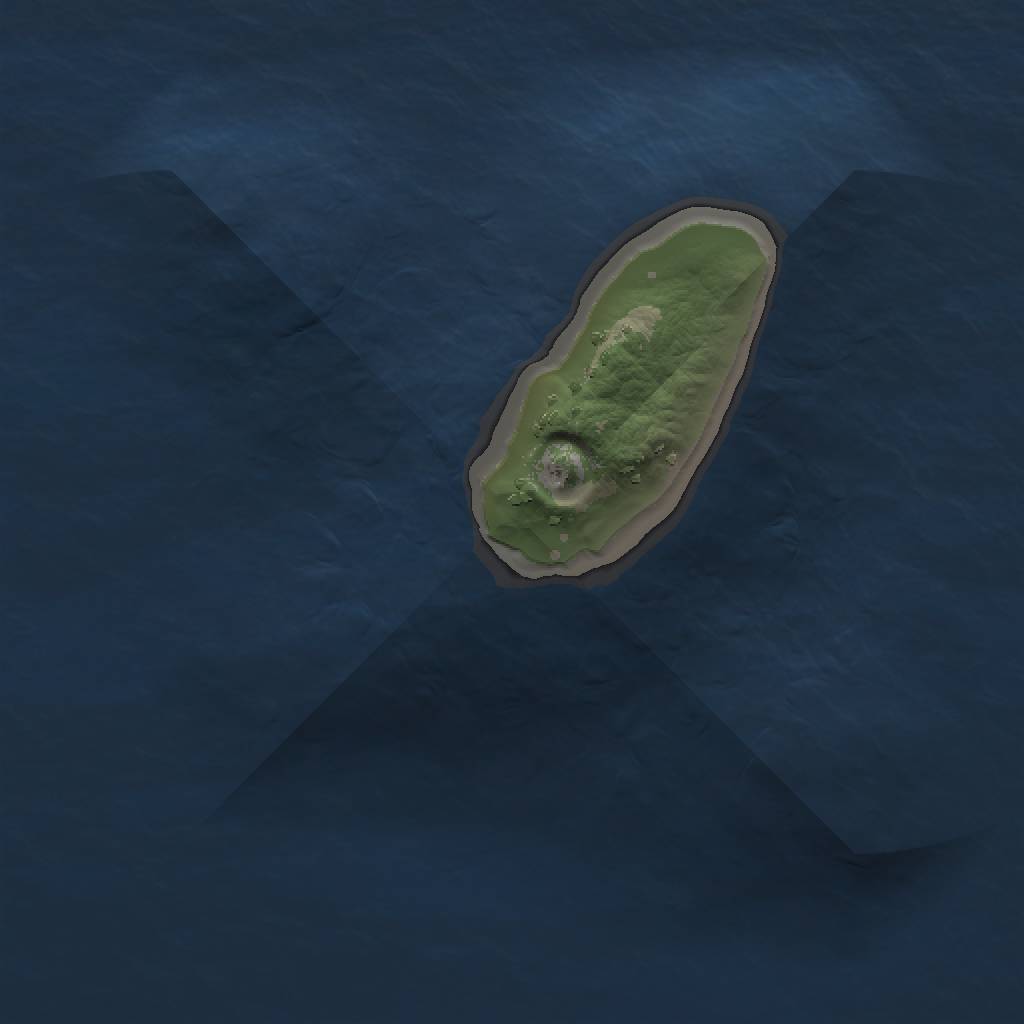 Rust Map: Procedural Map, Size: 1000, Seed: 18500, 3 Monuments