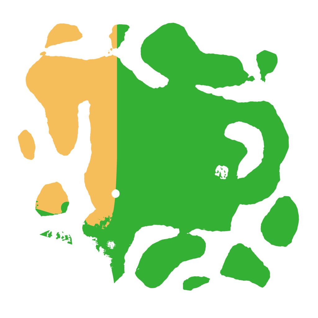 Biome Rust Map: Barren, Size: 3500, Seed: 63658715